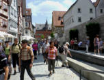 Juli 2013 - Wanderfahrt ins Mainfränkische - Diese schöne Altstadt sahen wir in Ochsenfurt