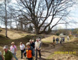 Die Wanderung führte durch die Kellergasse