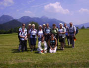Juli 2010 Wanderfahrt Schliersee/Tegernsee, Fritz Täuber führte in zwei Tagen von Fischbachau zum Tegernsee