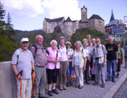 Wanderung ins Egertal bei Loket, Mai 2012 - Die Burg von Loket 