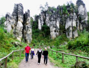 Wanderwoche Riesengebirge im September 2012 - Die Prachover Felsen 